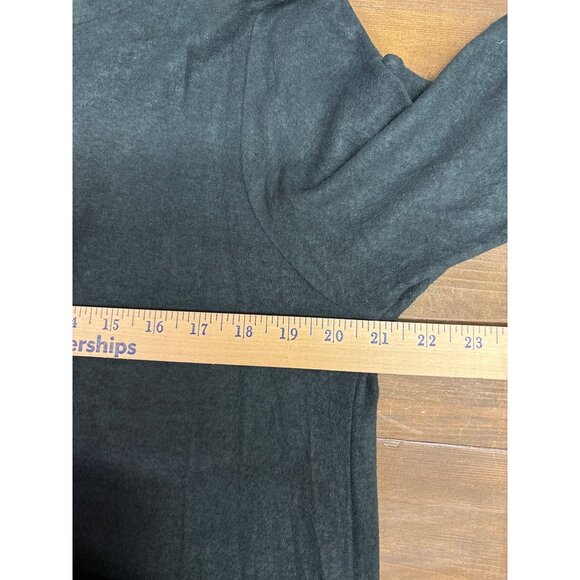 Bobeau Womens Cowl Neck Long Sleeve Top L Rayon/Polyester Black - Picture 6 of 6